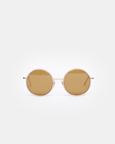 Scientist Sunglasses in Gold Pink/Beige by Acne Studios Woman at Mohawk General Store