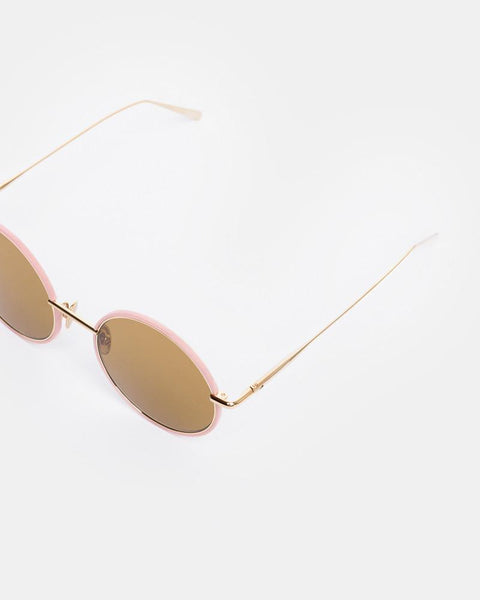 Scientist Sunglasses in Gold Pink/Beige by Acne Studios Woman at Mohawk General Store