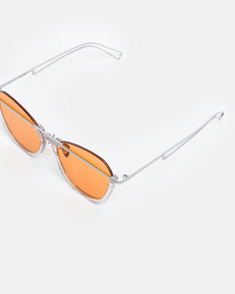 Clear Frame Sunglasses in Yellow by REJINA PYO at Mohawk General Store