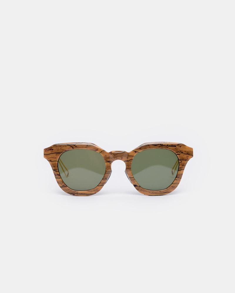 Wood Grain Sunglasses in Brown by REJINA PYO at Mohawk General Store