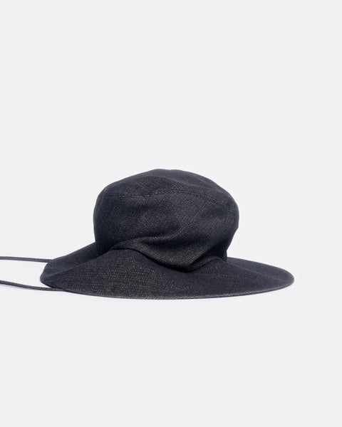 Fisherman Hat in Black Denim by Clyde at Mohawk General Store