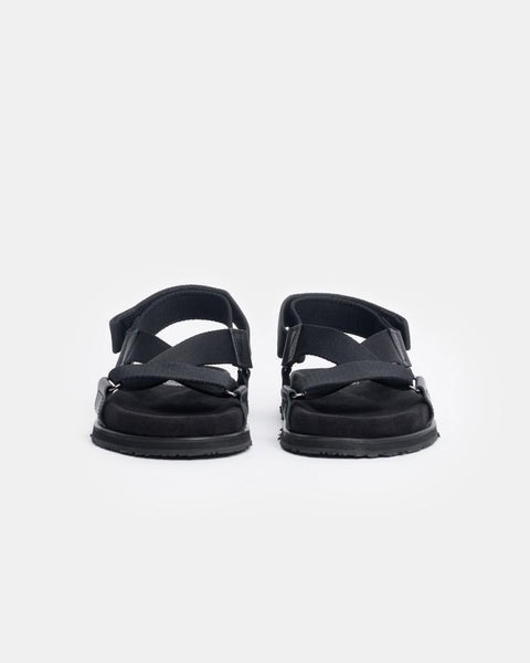 Cross Sandals in Black by SMOCK Man at Mohawk General Store