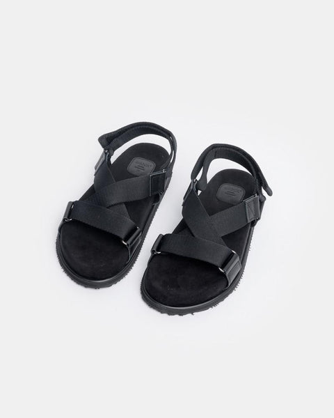 Cross Sandals in Black by SMOCK Man at Mohawk General Store
