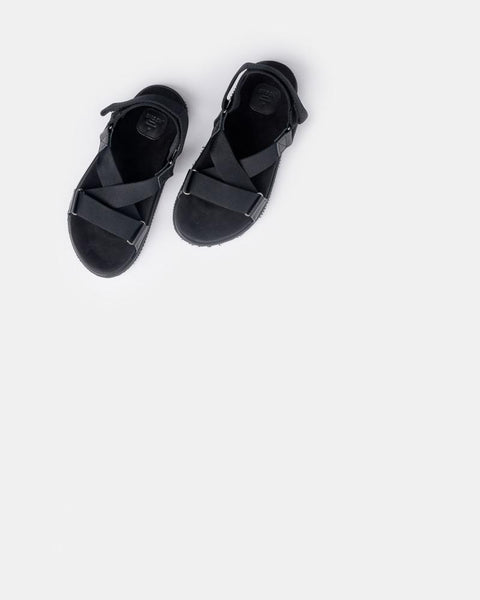Cross Sandals in Black by SMOCK Man at Mohawk General Store