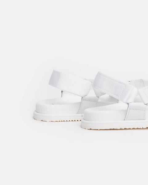 Cross Sandals in White by SMOCK Man at Mohawk General Store