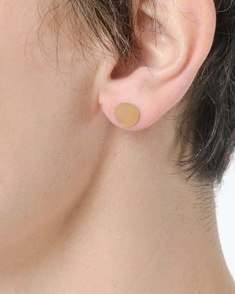 9mm Sequin Stud in 14K Gold by Kathleen Whitaker at Mohawk General Store