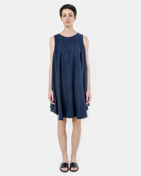 Jade Tent Sleeveless Dress in Space Blue by Kaarem at Mohawk General Store
