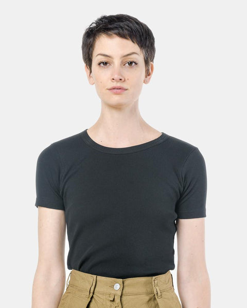 Short Sleeve Tereco Pima Tee in Black by SMOCK Woman at Mohawk General Store
