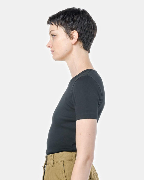 Short Sleeve Tereco Pima Tee in Black by SMOCK Woman at Mohawk General Store