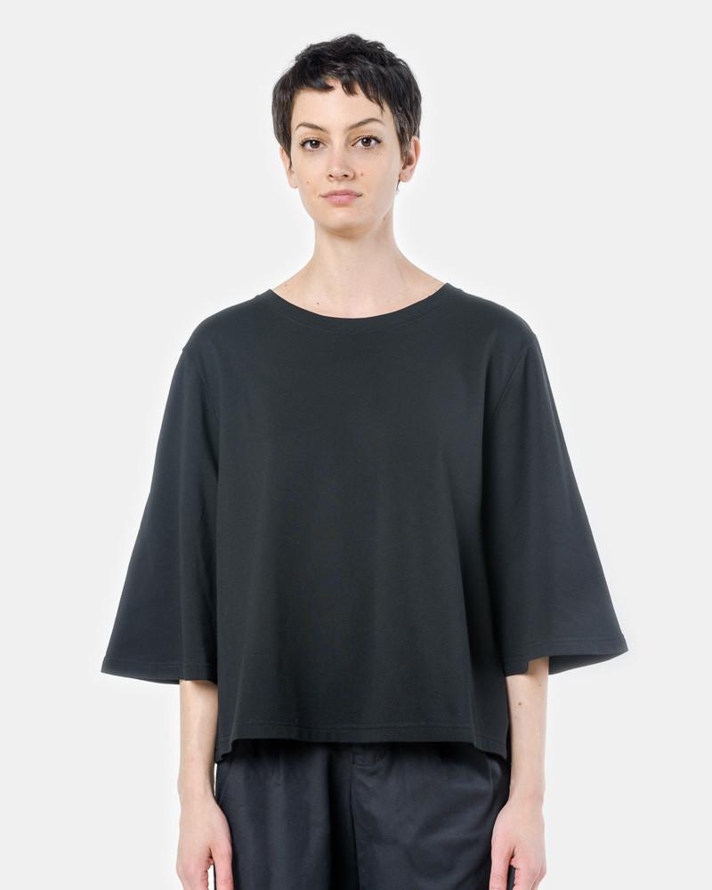 Wide Sleeve Top in Black by SMOCK Woman at Mohawk General Store