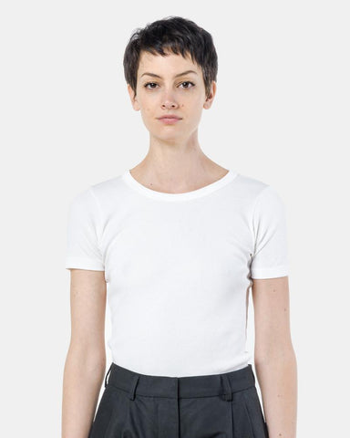 Short Sleeve Tereco Pima Tee in White by SMOCK Woman at Mohawk General Store
