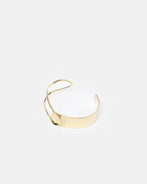 Miro Cuff Bracelet in Brass by Odette at Mohawk General Store