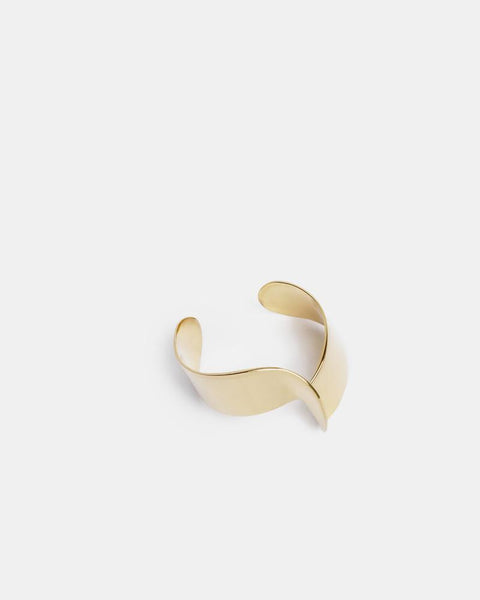 Pivot Cuff in Brass by Odette at Mohawk General Store