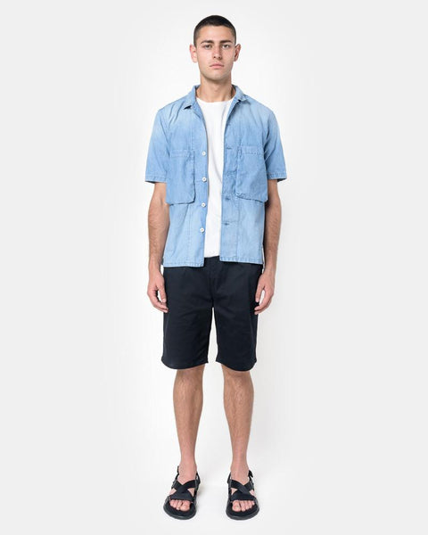 Typewriter Tourist Shirt in Chambray by Nonnative at Mohawk General Store