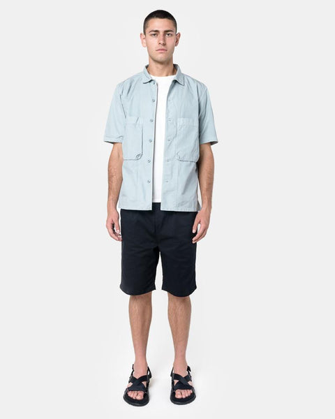 Overdyed Typewriter Tourist Shirt in Sky by Nonnative at Mohawk General Store