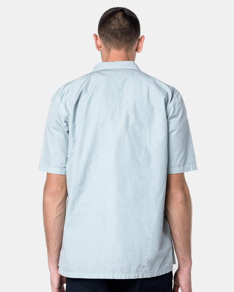 Overdyed Typewriter Tourist Shirt in Sky by Nonnative at Mohawk General Store