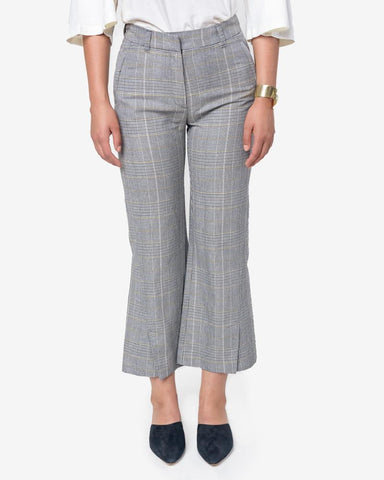 High Trouser in Yellow Check by Hope at Mohawk General Store