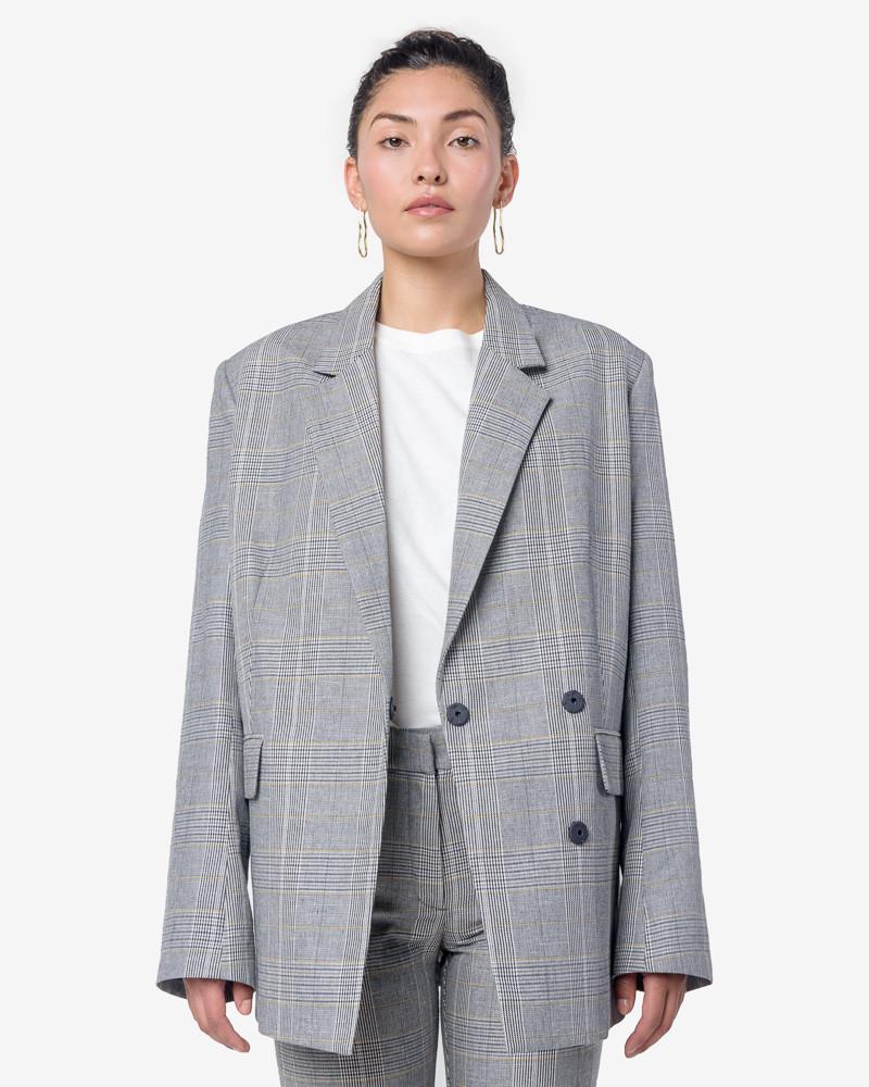Loft Blazer in Yellow Check by Hope at Mohawk General Store