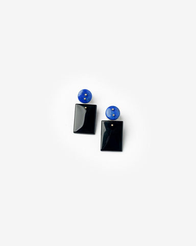 Mobile Earrings in Lapis/Onyx by Jessica Winzelberg at Mohawk General Store