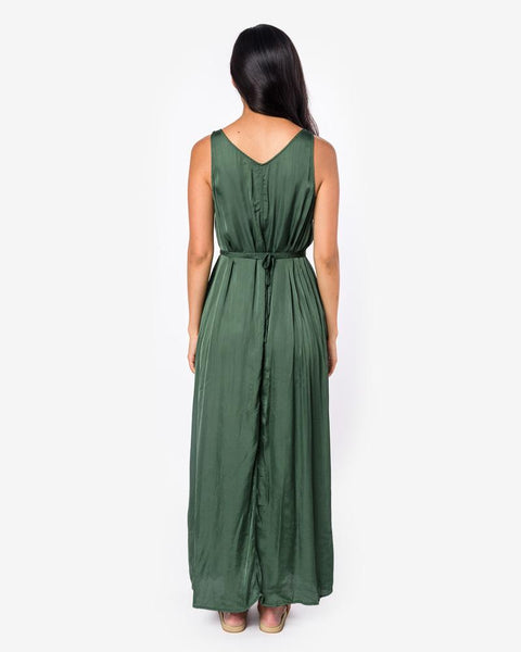 Cinched Tie Dress in Jade by Raquel Allegra at Mohawk General Store