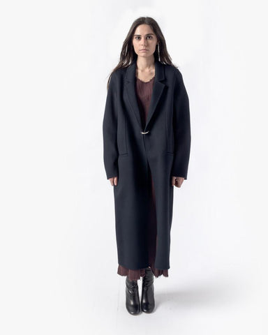 Foin Double Coat in Navy by Acne Studios Woman at Mohawk General Store - 1