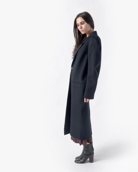 Foin Double Coat in Navy by Acne Studios Woman at Mohawk General Store - 3
