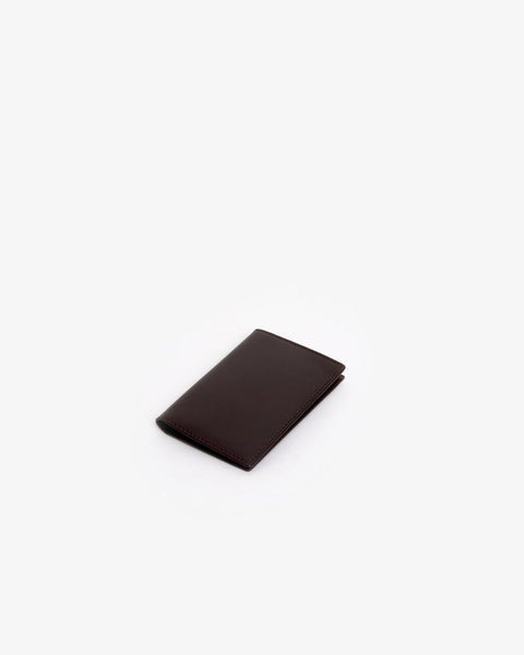 Classic Leather Card Holder in Brown by Comme des Garçons at Mohawk General Store - 1