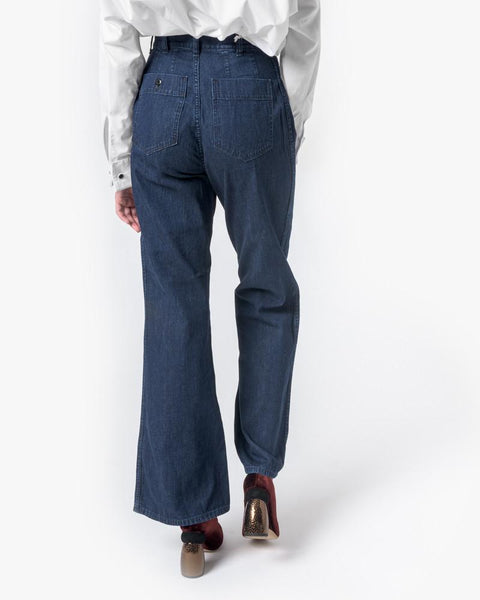 High-Waisted Denim Trouser by SMOCK Woman at Mohawk General Store - 4