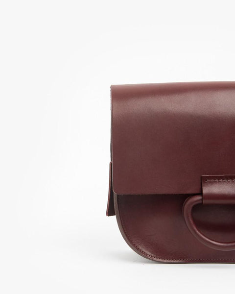 Logan Saddle Bag in Oxblood by Crescioni at Mohawk General Store - 3