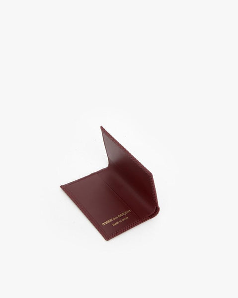 Bifold in Burgundy by Comme des Garçons at Mohawk General Store - 2