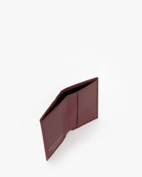 Bifold in Burgundy by Comme des Garçons at Mohawk General Store - 3