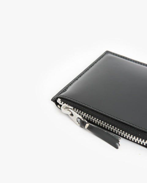 Mirror Zip Wallet in Silver by Comme des Garçons at Mohawk General Store - 2
