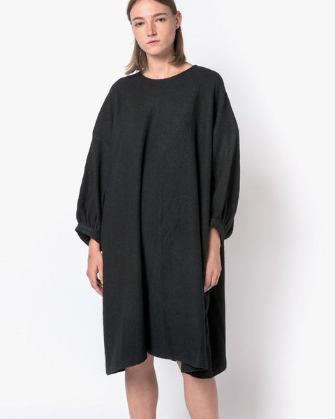 Nonchalant Wool Dress in Black by Henrik Vibskov at Mohawk General Store - 3