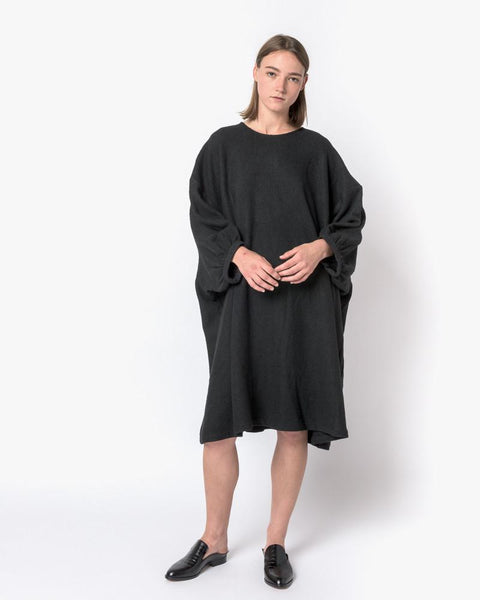 Nonchalant Wool Dress in Black by Henrik Vibskov at Mohawk General Store - 2