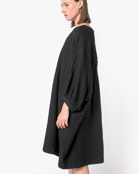 Nonchalant Wool Dress in Black by Henrik Vibskov at Mohawk General Store - 4