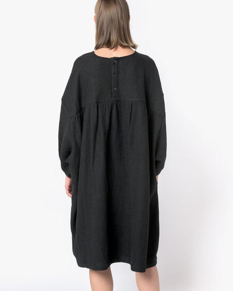 Nonchalant Wool Dress in Black by Henrik Vibskov at Mohawk General Store - 5