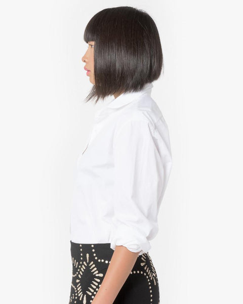 Cuddley Shirt in White by Dries Van Noten Woman at Mohawk General Store - 3