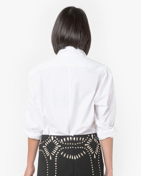 Cuddley Shirt in White by Dries Van Noten Woman at Mohawk General Store - 4