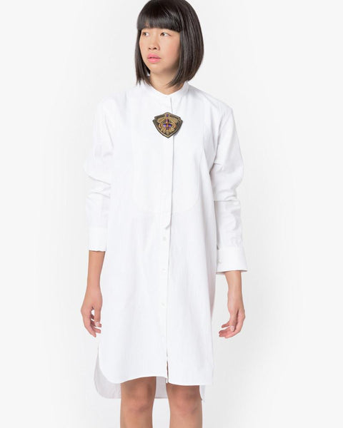Dolbert Embellished Dress in White by Dries Van Noten Woman at Mohawk General Store - 2
