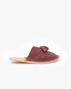 Leather Slippers in Red by Hender Scheme at Mohawk General Store - 1