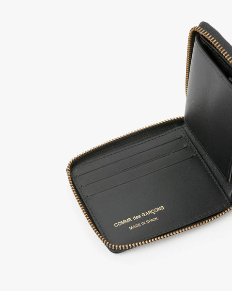 Small Zip Wallet in Black by Comme des Garçons at Mohawk General Store - 4