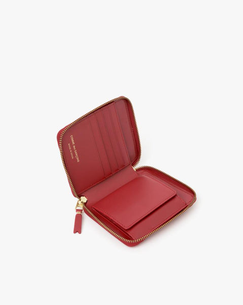 Zip Wallet in Deep Red by Comme des Garçons at Mohawk General Store - 3