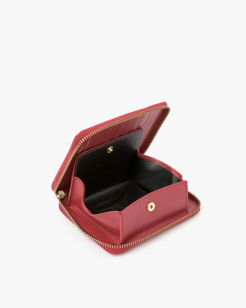 Zip Wallet in Deep Red by Comme des Garçons at Mohawk General Store - 4