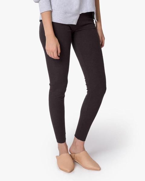 Cashmere Rib Leggings in Dark Charcoal by Lauren Manoogian at Mohawk General Store