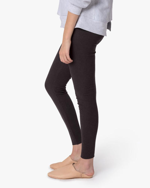 Cashmere Rib Leggings in Dark Charcoal by Lauren Manoogian at Mohawk General Store