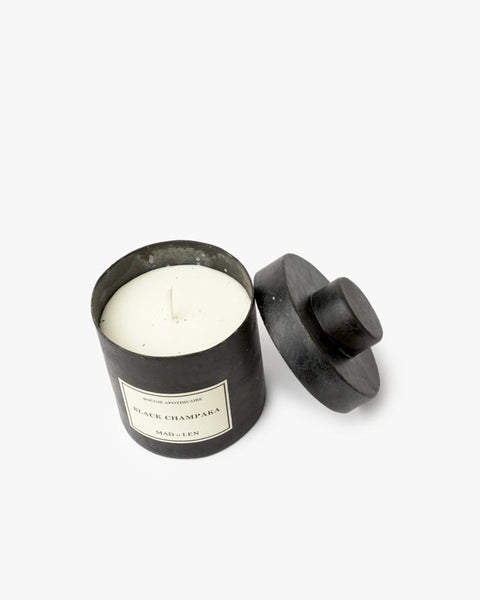 Bougie D'Apothicaire Candle 300g Black Champaka by Mad et Len at Mohawk General Store