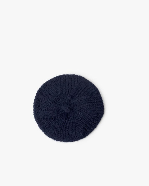 Knit Beret in Navy by Clyde at Mohawk General Store