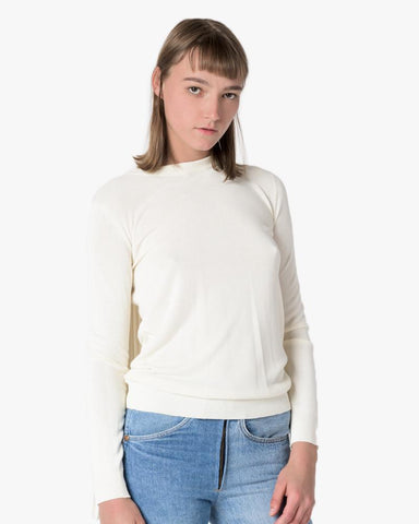 Pullover Sweater in Cream by MM6 Maison Margiela at Mohawk General Store