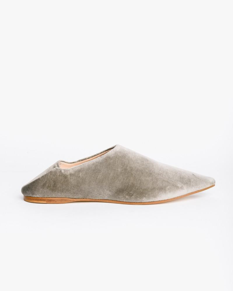 Amina Velvet in Stone Grey by Acne Studios Woman at Mohawk General Store