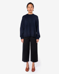 Wool Combo Pullover in Navy by Tibi at Mohawk General Store